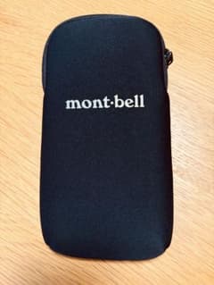 mont-bell 黒 モバイルポーチ L ブラック スマホポーチのサムネイル