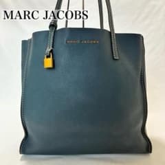 美品/南京錠チャーム付】マークジェイコブス トートバッグ レザー A4可