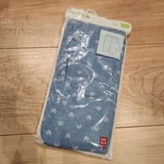 ☆新品 未開封☆UNIQLO レギンス 7分丈 ハート柄 100cm☆のサムネイル