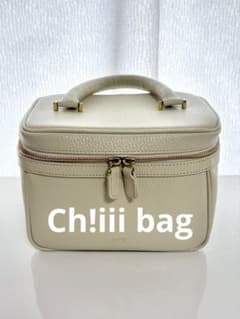 【美品】Ch!iii bag バニティ レザー ホワイトのサムネイル