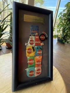 2002 FIFAワールドカップ コカ・コーラ カウントダウンピンズ フレーム