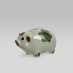 希少美品　メキシコ　トナラ焼き　El Palomar　陶器　置物　オブジェ トナラ焼【El Palomar】メキシコ 陶器 フラワーベース 花瓶 - メルカリ