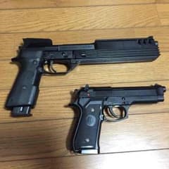 固定スライドガスガン 2丁のサムネイル