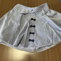 キッズ ズボン付スカート デニムのサムネイル