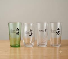 新品 未使用】山崎 響 白州 知多うすづくりタンブラー 4種 各2個 計8個