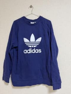 adidas トレフォイル クルー スウェット ネイビー XLのサムネイル