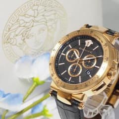美品 ヴェルサーチ VERSACE クロノ メデューサ 腕時計 箱 H404 - メルカリ