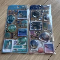サンスター文具正規品　うるしずく　ウォーターシール　ぷっくりシールのサムネイル