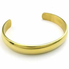 KONOV　クラシックバングル　シンプル　ステンレス　ゴールドのサムネイル
