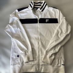 FIDRA XL/TG ジップアップセーター ホワイト/ネイビーのサムネイル