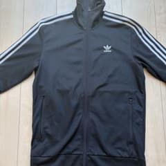 adidas アディダス トラックジャケット ブラック ダブルジップ Lサイズのサムネイル