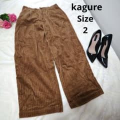 入手困難☆オシャレ☆kagure】ブラウン コーデュロイパンツ