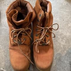 Timberland オレンジ ワークブーツのサムネイル
