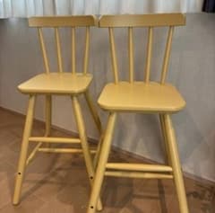 美品】IKEA アーガム ハイチェア 2脚セット - メルカリ