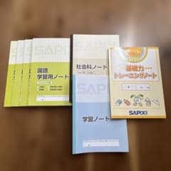 SAPIX 学習ノート 7冊セットのサムネイル