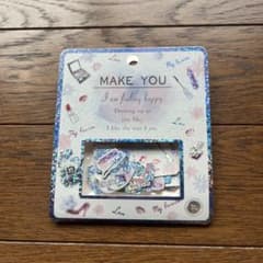 MAKE YOU コスメモチーフ フレークシール キラキラのサムネイル