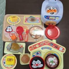 アンパンマン おもちゃ 炊飯器　レジスター　お買い物カート　セットのサムネイル