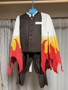 ウィッグ付き！煉獄さん コスプレ衣装 115-125のサムネイル