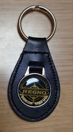 REGNO キーホルダー レザー ブラックのサムネイル