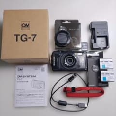 【中古美品】OM SYSTEM TG-7 バッテリー2個 オリンパス（OLYMPUS） 【ゆうパケットで送料無料】OM SYSTEM TG-6用TG