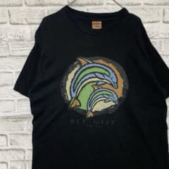 USA製90sヴィンテージTシャツ！シングルステッチブラック古着L 0604