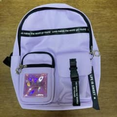 リュックサック　紫色のサムネイル