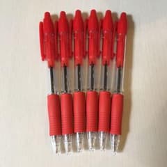 専用です　二本パイロットボールペン　赤　0.7 油性のサムネイル