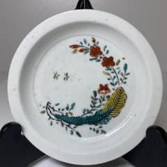 江戸初期　古九谷色絵　中皿　トコチ　w14.5㎝　東S8-0520☆2F 江戸初期 古九谷色絵 中皿 トコチ w14.5㎝ 東S8-0520☆2F - メルカリ