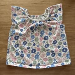 UNIQLO エアリズム 花柄 フリル袖 Tシャツ 80のサムネイル