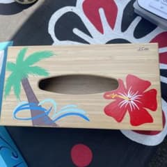 ティッシュケース　ハワイ　ヤシの木のサムネイル