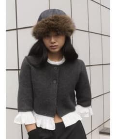 ZARA ポプリンコンビニットジャケット M - メルカリ