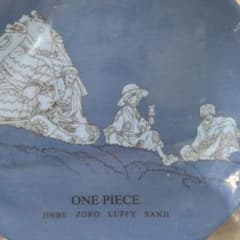 ONE PIECE 캐릭터 접시 짐베에 조로 루피 산지