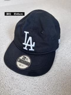 New Era 9TWENTY LAキャップ 黒 ベビー帽子のサムネイル