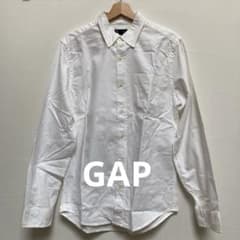 GAP ホワイト ボタンダウン 長袖シャツのサムネイル