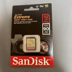 SanDisk Extreme SDHC 32GB 90MB/s 2枚セットのサムネイル