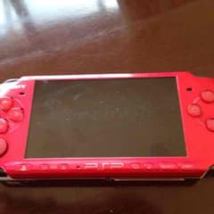 PSP 3000 レッド  & 4G メモリー 傷ありのサムネイル