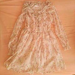 らいむ様専用☆リズリサワンピース  膝丈  花柄のサムネイル