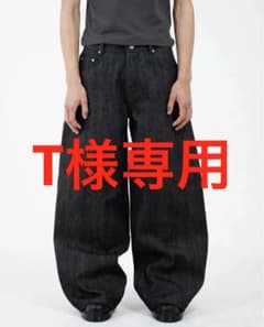 MENES OkayamaRawSelvedgeBaggy JeansBlackのサムネイル