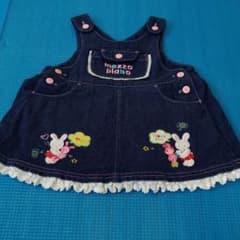 メゾピアノ　90  ジャンパースカート ワンピース　女の子のサムネイル