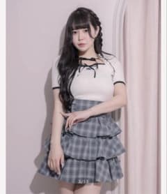 pium ダブルリボンケープワッフルカットソーのサムネイル
