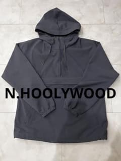 【美品】エヌハリウッド　N.HOOLYWOOD アノラックパーカー ネイビーのサムネイル