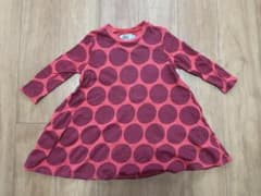 MARK'S HOGAN ドット柄 七分袖ワンピースのサムネイル