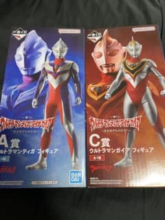 一番くじ　ウルトラマン　A賞ティガ　C賞ガイアのサムネイル
