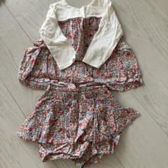 ships 花柄トップスとショートパンツセット 80のサムネイル