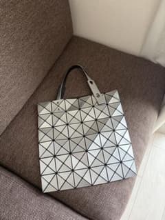 BAO BAO ISSEY MIYAKE トートバッグ シルバー - メルカリ
