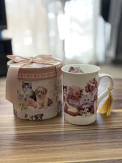 Summer Riverプレゼントボックス付きマグカップ　犬猫柄のサムネイル