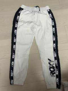 ROXY ジャージパンツ ホワイト/ネイビーのサムネイル