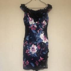 オフショルウエスト見せミニドレスのサムネイル