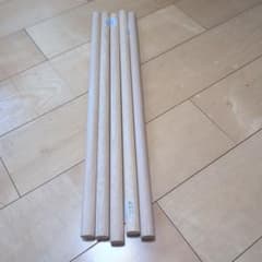木製 丸棒 約600×24mm 5本セットのサムネイル