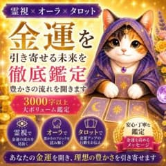 【本気で変えたい人限定】霊視×オーラ鑑定で金運を引き寄せますのサムネイル